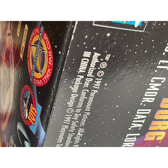 VTG Star Trek Strike Force Borg Temple Playset Collectors Edition 1997 Playmates - Picture 10 of 11